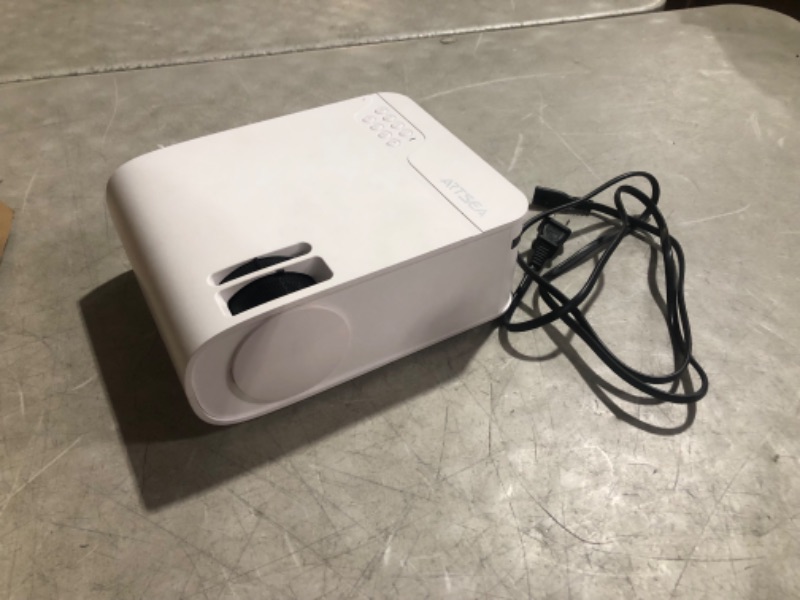 Photo 3 of **UNKNOWN IF FUNCTIONAL, UNTESTED, NO POWER CORD**Projector, ARTSEA Native 1080P 5G WiFi HD Projector for iPhone, 2023 Upgrade Outdoor Movie Projector with 100Inch Projection Screen, 12000L 4K 300” Home Video Projector for TV Stick/PS4/Android/iOS HD 1080