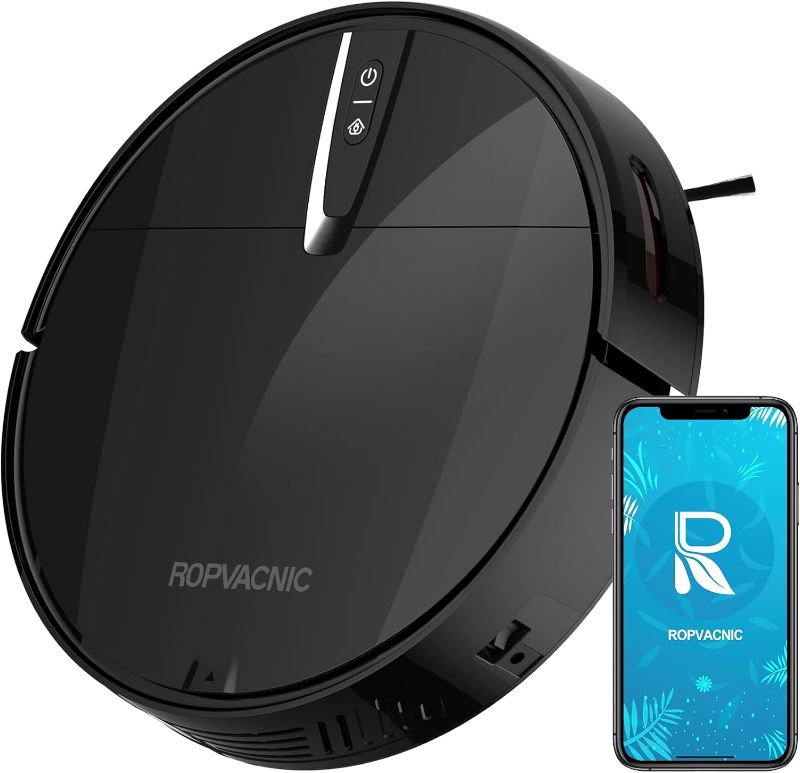 Photo 1 of **HEAVY USE, NEEDS DEEP CLEAN/SANITIZING**
Robot Vacuum Cleaner with 3000Pa Cyclone Suction, APP/Voice/Remote Control, Automatic Self-Charging Robotic Vacuum, Scheduled Cleaning, Ideal for Pet Hair, Hard Floor, Low Carpet

