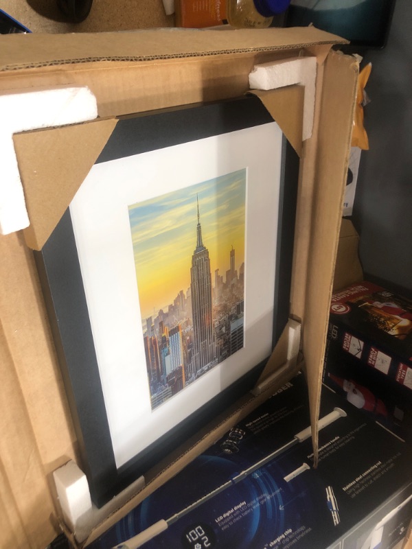 Photo 1 of 4x6 Picture Frame Black, 4 x 6 Photo Frames Bulk for Wall Hanging or Tabletop Display 4x6 Black - 1 pack 