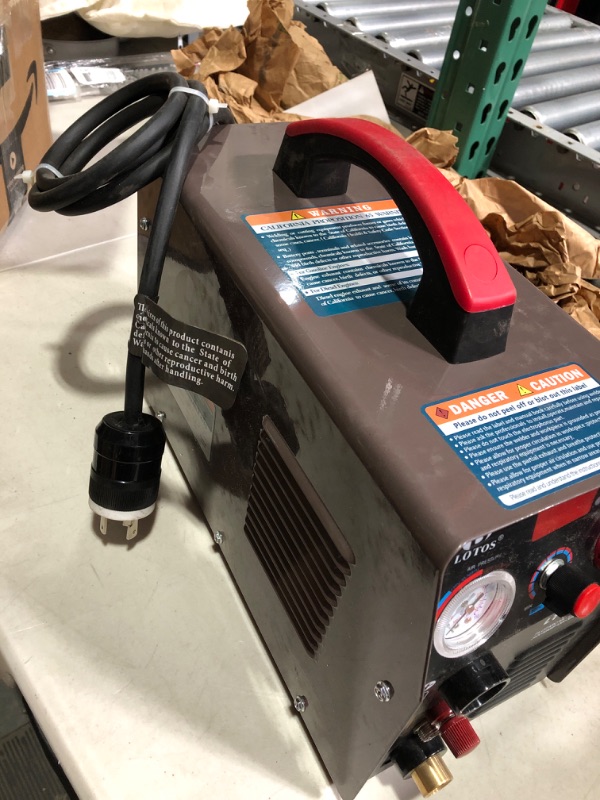 Photo 4 of * important * see clerk notes * LOTOS LT5000D 50A Air Inverter Plasma Cutter Dual Voltage 110/220VAC 1/2" Clean Cut
