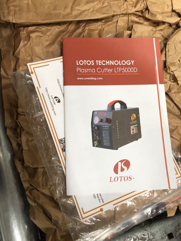 Photo 6 of * important * see clerk notes * LOTOS LT5000D 50A Air Inverter Plasma Cutter Dual Voltage 110/220VAC 1/2" Clean Cut
