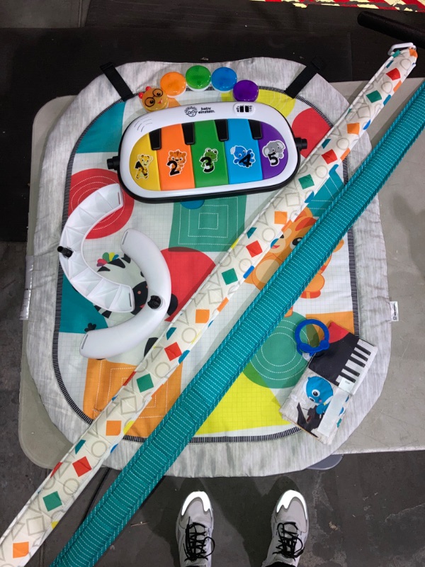 Photo 2 of Baby Einstein 4-in-1 Kickin' Tunes Music and Language Play Gym and Piano Tummy Time Activity Mat