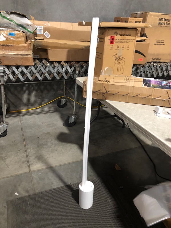 Photo 8 of ***DAMAGED - BENT - SEE COMMENTS***
Smart Floor Lamp with Remote, Morden Corner Floor Lamp, 16 Million DIY RGB Color+IC & 2700-6500K, Works with Alexa and Google Assistant, Music Sync, DIY Scene, Standing Lamp for Christmas Living Room White