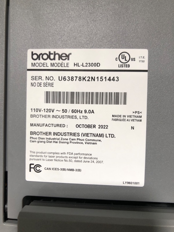 Photo 1 of brother printer 