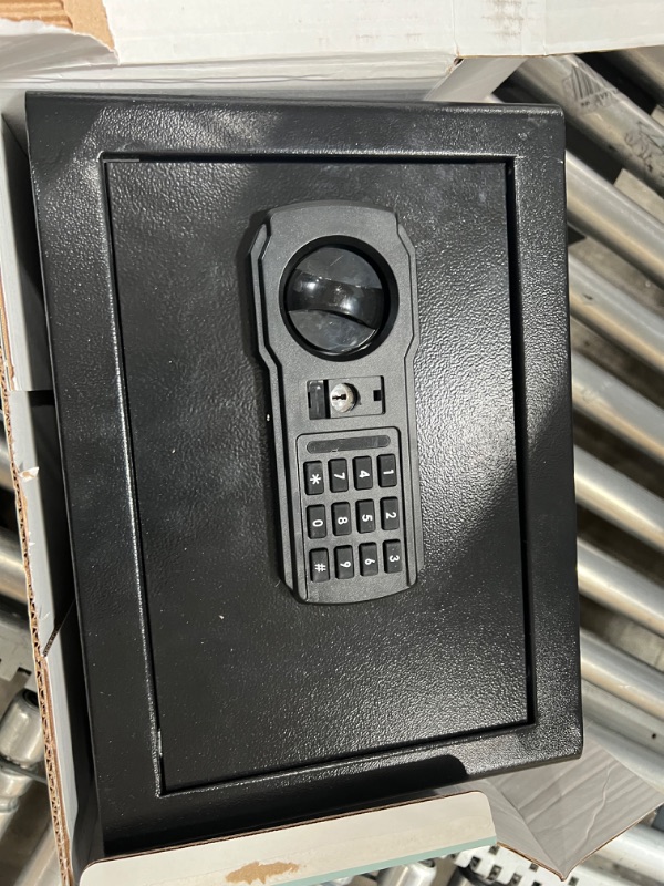 Photo 1 of Fire Resistant Safe Box with Fireproof Waterproof Bag and Sensor Light,0.55 Cubic Feet Money Safe with Emergency External Power Supply,Electronic Digital Security Safe