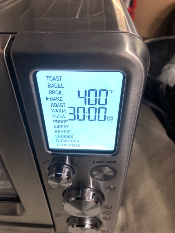 Photo 10 of ***USED - MAJOR DAMAGE - SEE COMMENTS***
Breville Smart Oven Air Fryer Pro, Brushed Stainless Steel, BOV900BSS New