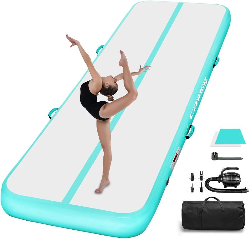 Photo 1 of ****USED*MAY NEED PATCHED, UNABLE TO TEST***
FBSPORT Inflatable Air Gymnastics Mat Training Mats 4/8 inches Thickness Gymnastics Tracks for Home Use/Training/Cheerleading/Yoga/Water with Pump