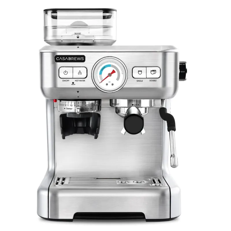 Photo 1 of ***USED - DENTED - POWERS ON - UNABLE TO TEST FURTHER***
CASABREWS CM5700™ 20-Bar All-in-One Espresso Machine with Grinder and Milk Frother
