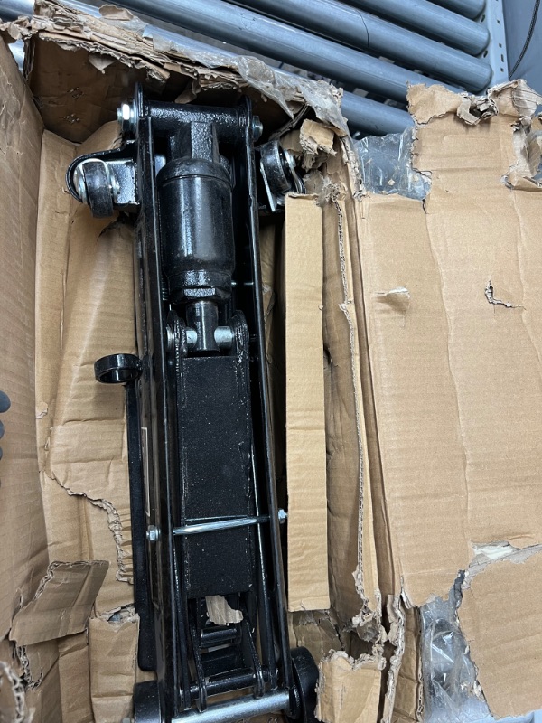 Photo 1 of BIG RED AT83006BR Hydraulic Trolley Service/Floor Jack with Extra Saddle (Fits: SUVs and Extended Height Trucks), 3 Ton (6,000 lb), Black/Silver