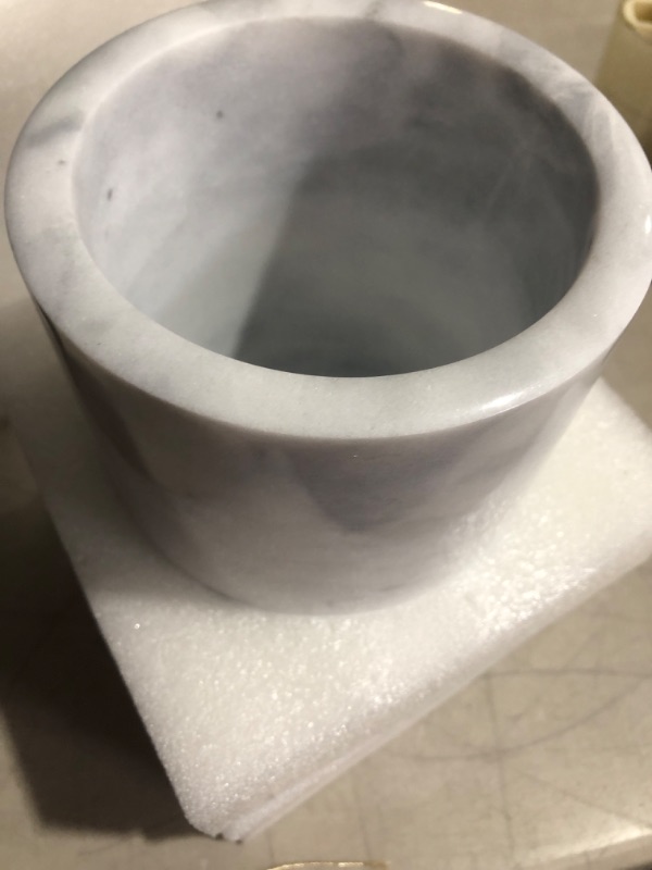 Photo 1 of (utensils not included) Homeries Marble Utensil Holder 