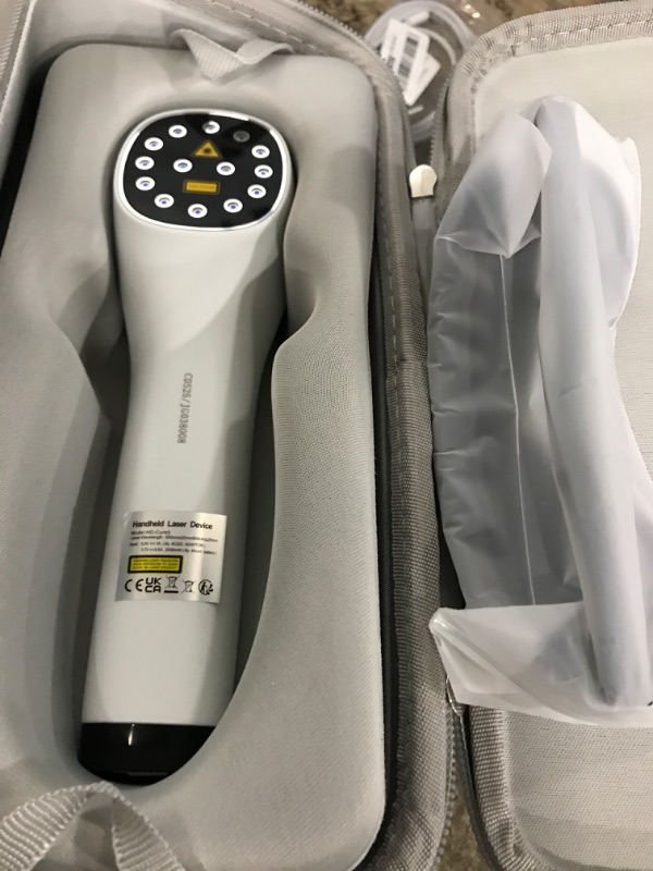 Photo 2 of Cold Laser Human/Vet Device with LED Display Targets Joint and Muscles Directly for Pain ReliefInfrared Light(2x808nm +12X650nm)