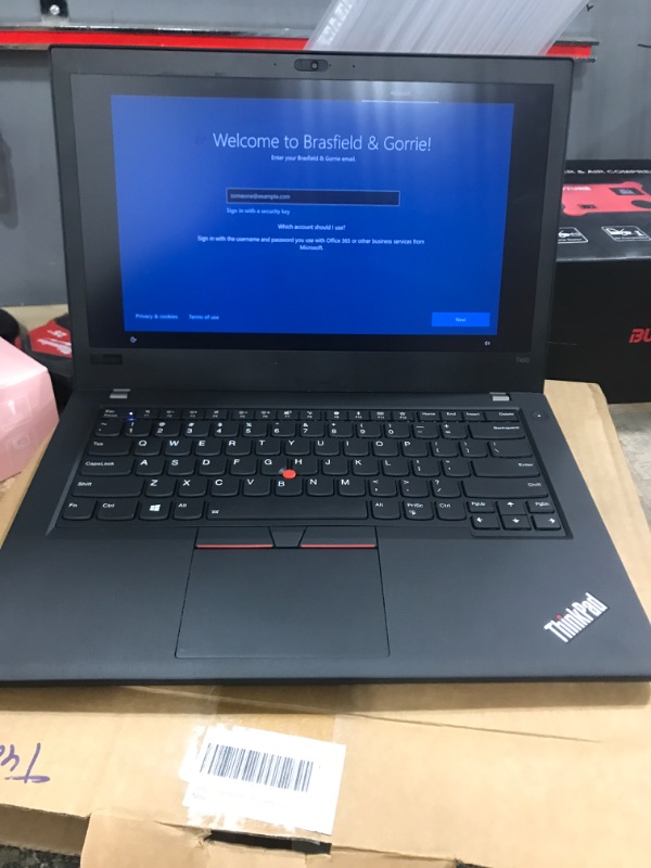 Photo 2 of Lenovo ThinkPad T480 14" HD Business Laptop, Intel Core i5-8350U up to 3.20GHz, 16GB DDR4 RAM, 1TB SSD, HDMI, Type-C, USB 3.0, SD Card Reader, Windows 10 Pro 64-bit (Renewed) HD 16GB RAM+1TB SSD