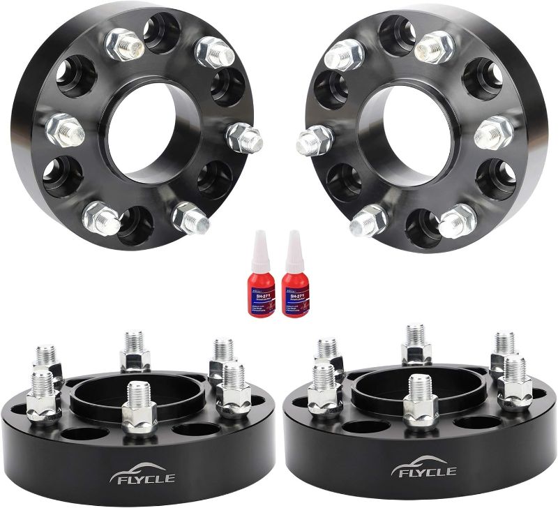 Photo 1 of 6 Lug 6x135 Hubcentric Wheel Spacers for 2015-2023 F150,1.5 inch 6x135mm Wheel Spacer 14x1.5 Studs & 87.1 mm Bore Compatible with 2015-2023 Expedition Navigator