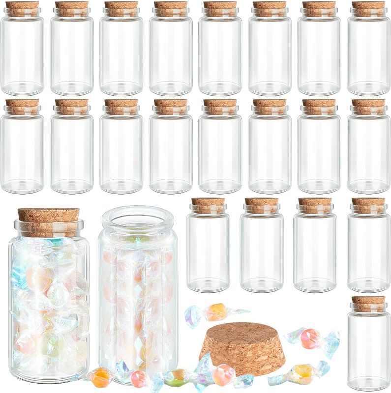 Photo 1 of 24 Pack Small Glass Cork Bottles, 100 ml/ 3.4 oz, Small Glass Jars Spell Jars Clear Potion Bottles Mini Glass Bottles with Cork Bottle Bright DIY Sand Water Message Decorative Jar Party Favors1023900074
LPNRRHR6440130
