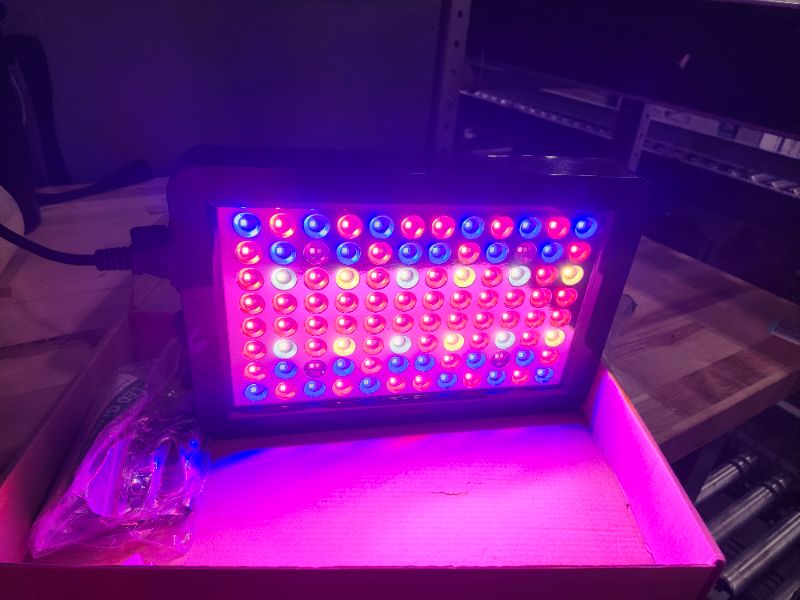 Photo 2 of 1000W LED Grow Light for Indoor Plants, Double Chips Full Spectrum Plant Light UV-IR Grow Lamp, Seed Starting Seedlings Vegetable Pepper Hanging Growing Lamps Veg Bloom Daul Model