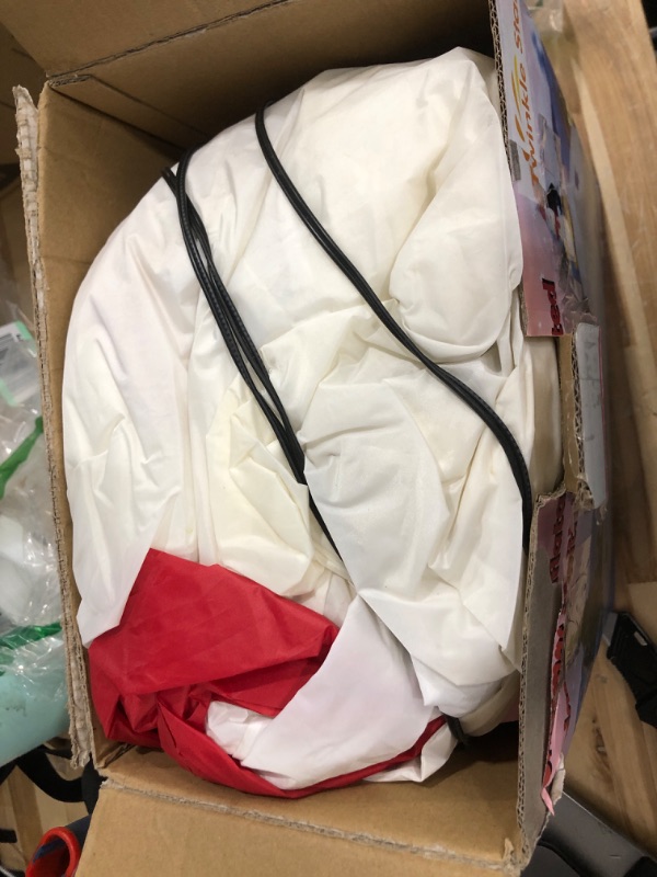 Photo 1 of ***USED - LIKELY MISSING PARTS - UNABLE TO VERIFY FUNCTIONALITY***
ALLADINBOX 8 Feet Christmas Inflatable Decoration Penguins Fishing on Big Polar Bear, with LED Lighted