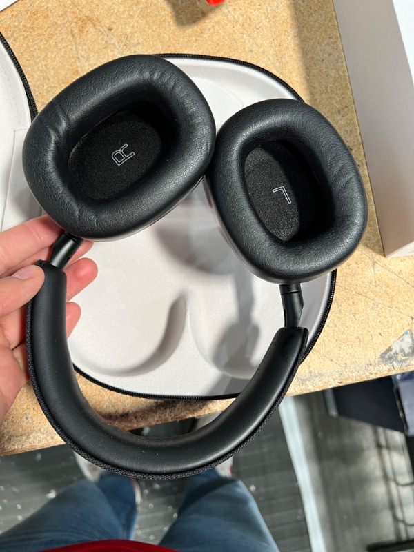 Photo 2 of Bowers & Wilkins Px7 S2 Over-Ear Headphones (2022 Model) - Advanced Noise Cancellation, Works with B&W Android/iOS Music App, 7-Hour Playback on 15-Min Charge, Black (Discontinued by Manufacturer) Px7 S2 Black