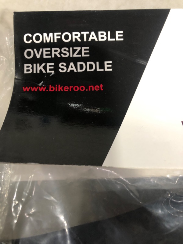 Photo 3 of * incomplete *
Bikeroo Oversized Bike Seat - Peloton Seat Cushion - Bicycle Saddle Replacement 