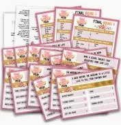 Photo 1 of Pazag Bridal Shower Friendly Feud Quiz, Family Feud Quiz, Bridal Shower Games, Bridal Shower Decorations, Bridal Shower Favors, Wedding Shower Decorations, Wedding Games, Feud Trivia Quiz (B03)