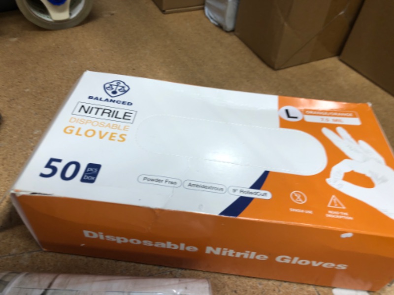 Photo 1 of 50 large orange gloves