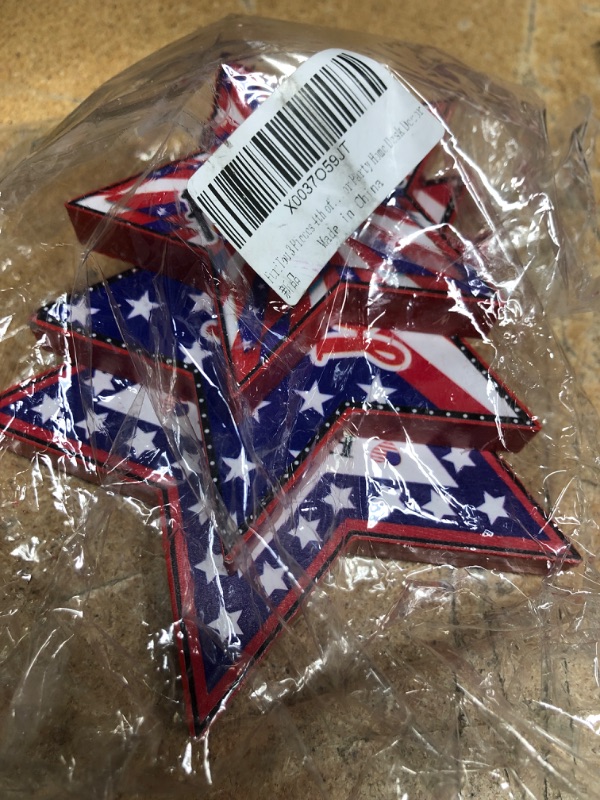 Photo 1 of 3 piece patriotic stars 