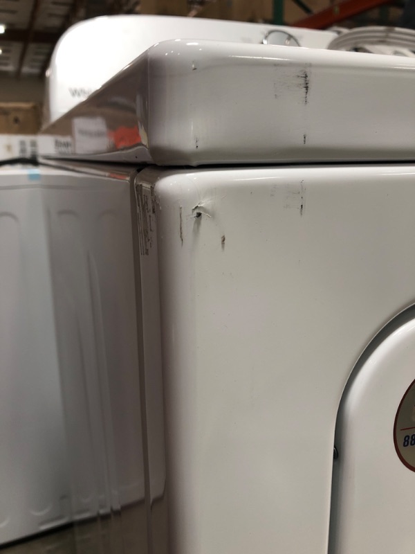 Photo 1 of Whirlpool 7-cu ft Electric Dryer (White)

