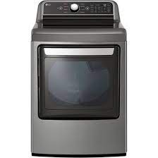 Photo 1 of LG EasyLoad 7.3-cu ft Smart Electric Dryer (Graphite Steel) ENERGY STAR
