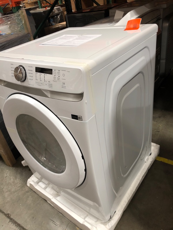 Photo 3 of Samsung 7.5-cu ft Stackable Electric Dryer (White)
