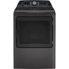 Photo 1 of GE Profile 7.4-cu ft Steam Cycle Smart Electric Dryer (Diamond Gray) ENERGY STAR
