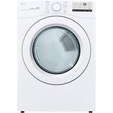 Photo 1 of LG 7.4-cu ft Stackable Electric Dryer (White) ENERGY STAR
