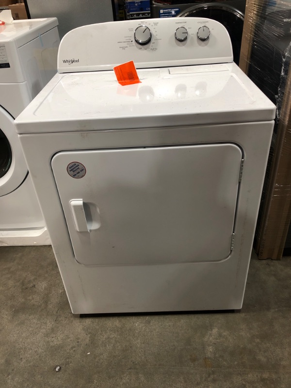 Photo 2 of Whirlpool 7-cu ft Electric Dryer (White)
