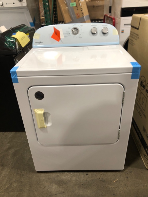 Photo 2 of Whirlpool 7-cu ft Electric Dryer (White)
