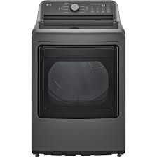 Photo 1 of LG 7.3-cu ft Electric Dryer (Matte Black) ENERGY STAR
