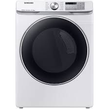 Photo 1 of Samsung 7.5-cu ft Stackable Steam Cycle Smart Electric Dryer (White)
