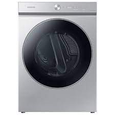 Photo 1 of Samsung Bespoke 7.6-cu ft Stackable Steam Cycle Smart Electric Dryer (Silver Steel) ENERGY STAR
