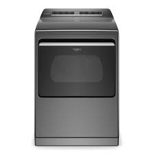 Photo 1 of Whirlpool Smart Capable 7.4-cu ft Steam Cycle Smart Electric Dryer (Chrome Shadow) ENERGY STAR
