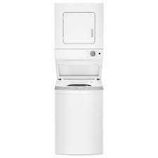 Photo 1 of Whirlpool Electric Stacked Laundry Center with 1.6-cu ft Washer and 3.4-cu ft Dryer
