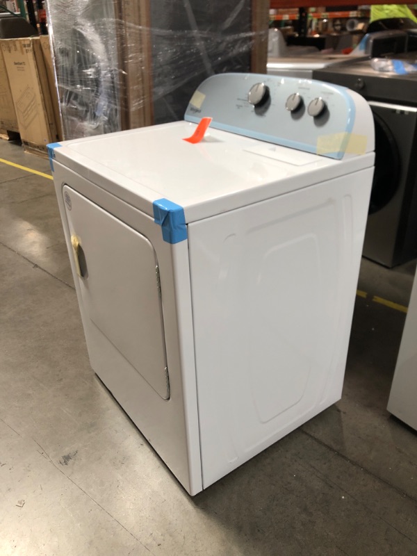 Photo 3 of Whirlpool 7-cu ft Electric Dryer (White)
