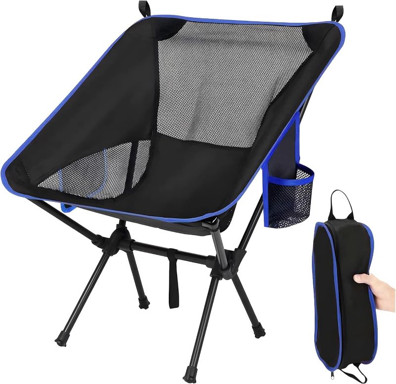 Photo 1 of (SEE NOTES) DEERFAMY Hammock Chair Padded, Swinging Camping Chair with Back Support, Relaxing Oversized Swing Chair Lounger Hold up to 350 lbs, Portable Swinging Chairs for Outdoors, Lawn - 600D Polyester

