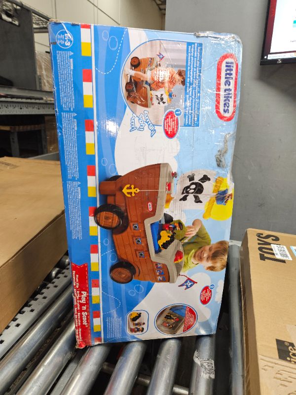 Photo 3 of [READ NOTES]
Little Tikes 2-in-1 Pirate Ship Toy - Kids Ride-On Boat with Wheels, Under Seat Storage and Playset with Figures - Interactive Ride on Toys for 1 year olds and above, Multicolor
