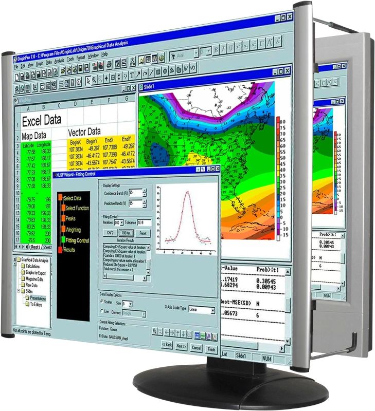 Photo 1 of Kantek MAXVIEW LCD Monitor Magnifier for 21.5-Inch and 22-Inch Widescreen Monitors (Measured Diagonally) (MAG22WL)
