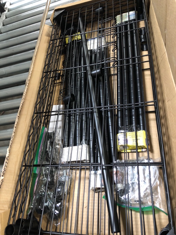 Photo 1 of VIPEK R1 Plus Rolling Garment Rack Heavy Duty Clothes Rack for Hanging Clothes, Portable Closet Wardrobe with Wheels and Side Hooks, Adjustable Freestanding Metal Clothing Rack with Shelves, Black R1 Plus Black