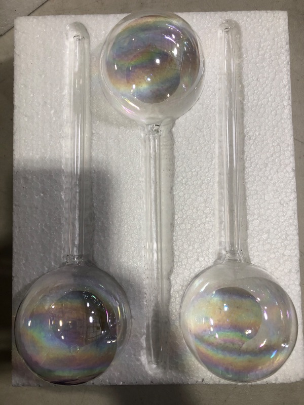 Photo 1 of * see images *
3 Pcs Clear Plant Watering Globes,Plastic Self-Watering Bulbs,Flower Automatic Watering Device