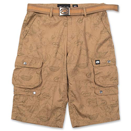 Photo 1 of Ecko Unltd. Big & Tall Shorts for Men, Twill Cargo Short Khaki Floral 44
