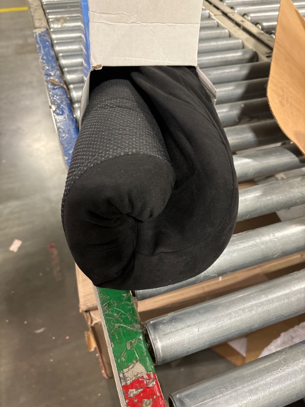 Photo 1 of Seat Cushion for Office Chair - Tailbone Pressure Relief Cushion - Coccyx, Lower Back, Hip, Butt, Sciatica Pain Relief Pillow - Memory Foam Chair Cushions for Desk Chairs, Car Seats, Wheelchairs Large Black Suede 1