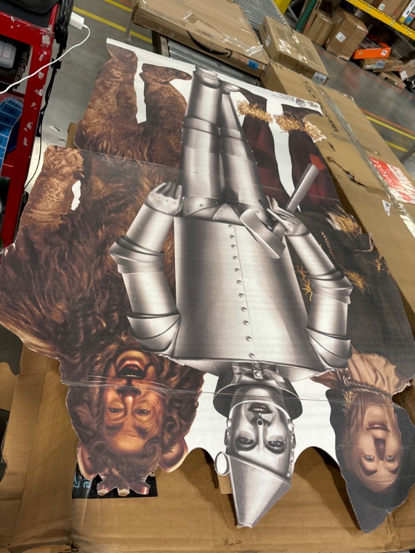 Photo 2 of "Tin Man, Cowardly Lion and Scarecrow - WofOz 75 yrs" Cardboard Standup
