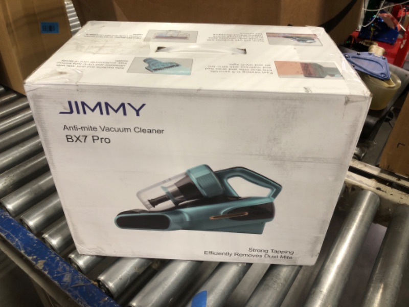 Photo 2 of Jimmy Mattress Vacuum Cleaner with Dust Sensor, Anti-Allergen Bed Vacuum Cleaner with UV Lights & Ultrasonic & 5s Quick Heating, 16Kpa Suction 480W Handheld Vacuums for Pet Hair (BX7 Pro, Corded) 120V