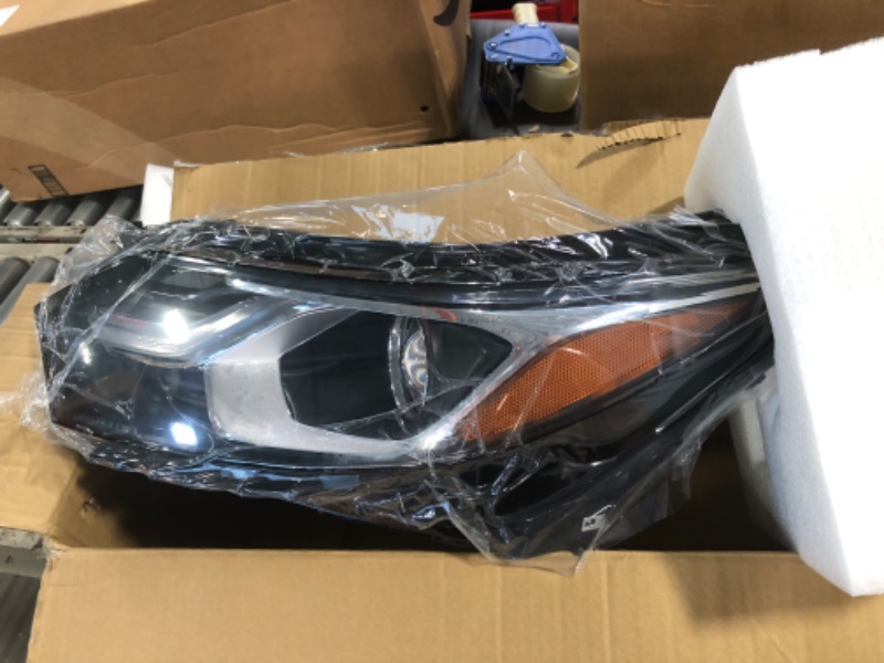 Photo 1 of ***COVER IS MISSING***

Front Aftermarket Halogen Headlight Assembly with LED DRL Replaces 92101D5500 KI2502232 Compatible with 2019 2020 Optima | Left Driver 1pc | by AutoModed