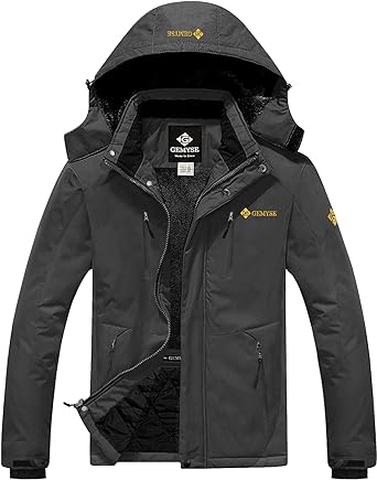 Photo 1 of GEMYSE Men's Mountain Waterproof Ski Snow Jacket Warm Winter Windproof Parka Raincoat with Hood ( SMALL)