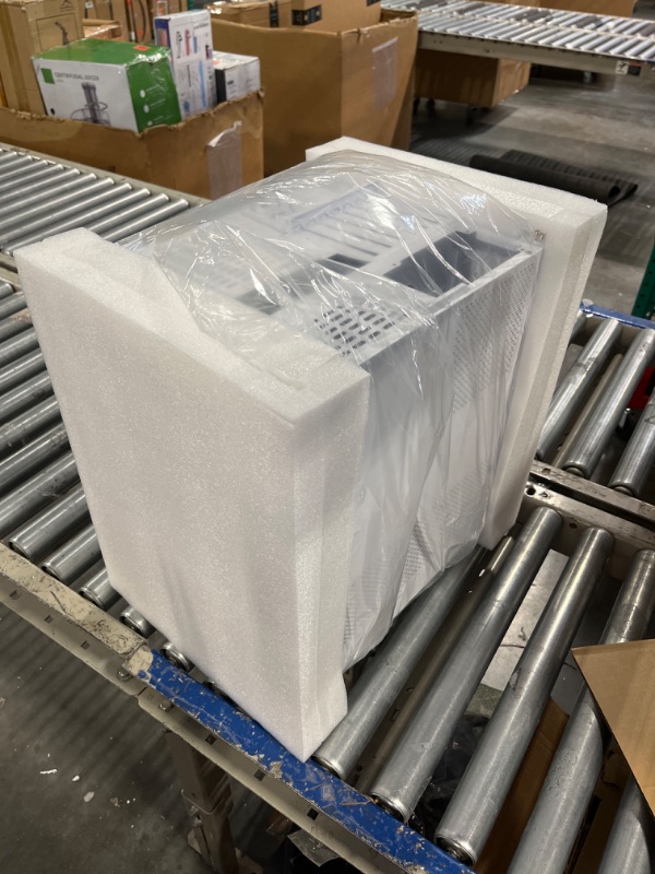 Photo 1 of KEDIERS ATX PC Case,6 PWM ARGB Fans Pre-Installed,360MM RAD Support,Gaming 270° Full View Tempered Glass Mid Tower Pure White ATX Computer Case,C690